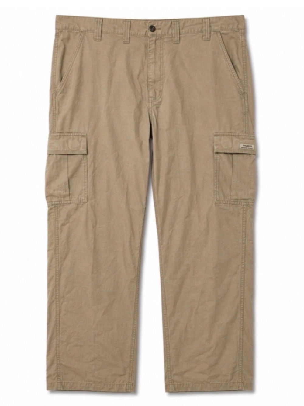 Wrangler Cargo Pants Men’s 48x32 Relaxed Fit Tan Khaki NWT Stretch